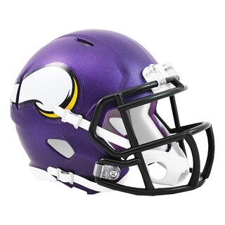 NFL AMP Team Minnesota Vikings Riddell Speed Replica Mini Helm