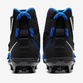 Nike Force Savage Elite 2 TD Football Rasenschuhe, breit black/royal blue 43 EU