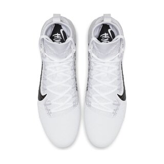 Nike Alpha Huarache 7 Elite American Football Cleats white/black 44.5 EU