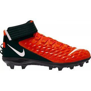 Nike Force Savage Pro 2 American Football Rasenschuhe - schwarz/orange Gr.13 US