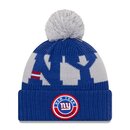 NFL Bobble Knit Wintermütze Team New York Giants