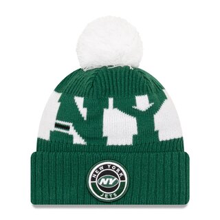 NFL Bobble Knit Wintermütze Team New York Jets