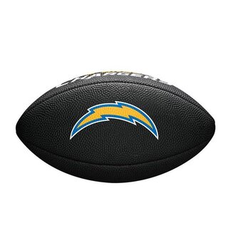 Wilson NFL Los Angeles Chargers Logo Mini Football - black