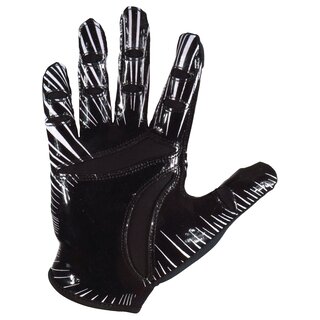 BADASS Stretch Fit American Football Receiver Handschuhe - schwarz/weiß 