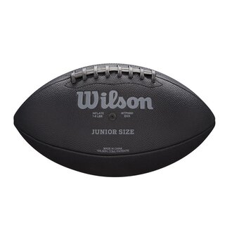 Wilson WTF1847 NFL Jet Black Composite Football Junior Size, Size 7 - black