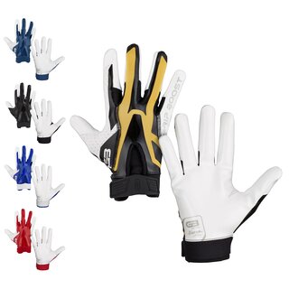 Grip Boost Stealth 4.0 American Football Receiver Gloves black/yellow/white 2XL