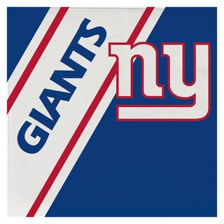 NFL New York Giants Paper Napkins 20 Pack