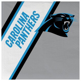 NFL Carolina Panthers Paper Napkins 20 Pack