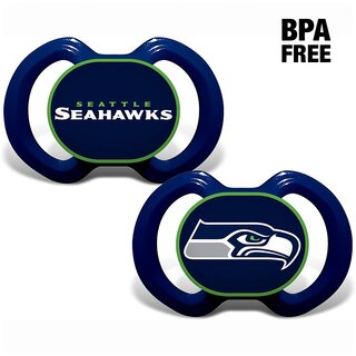 NFL Seattle Seahawks Set of 2 baby pacifiers