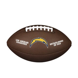 Wilson NFL Composite Team Logo Football Los Angeles Chargers