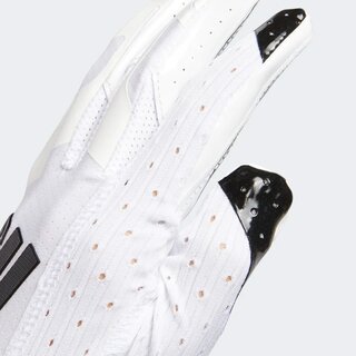 adidas adizero 9.0  AF1166 American Football Receiver Glove - white-black Size XL