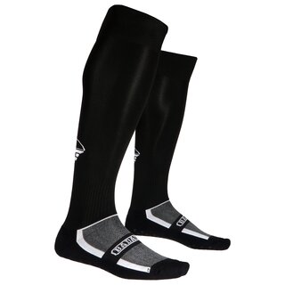 Badass compression non-slip sports socks, anti-slip fitness socks knee length - black