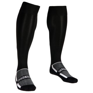 Badass compression non-slip sports socks, anti-slip fitness socks knee length - black