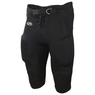 Rawlings FPPI Poly Integrated Pants, 7 Pad All in One Hose - schwarz