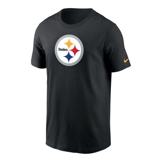 NFL TEAM Pittsburgh Steelers Nike Essential Logo NFL T-Shirt - black size XL