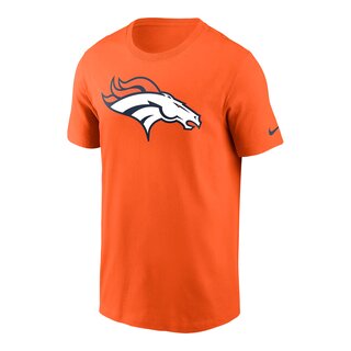 NFL TEAM Denver Broncos Nike Essential Logo NFL T-Shirt - orange size 2XL