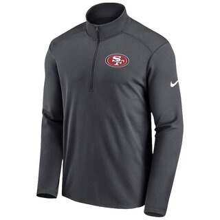 San Francisco 49ers NFL On-Field Sideline Nike Long Sleeve Jacket - schwarz
