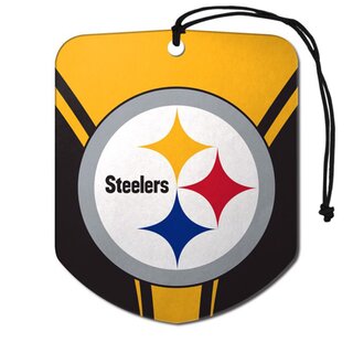 NFL Air Freshener, Lufterfrischer (2er Packung) - Team Pittsburgh Steelers