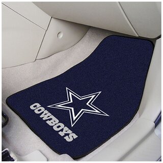 NFL Teppich Autofußmattenset, NFL car mat set - Team Dallas Cowboys