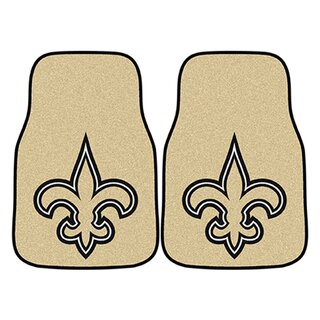NFL Teppich Automattenset, NFL car mat set - Team New Orleans Saints