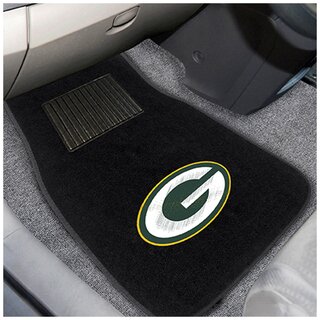 NFL Autofumattenset, NFL carcarp, car mat embroidered logo - Team Green Bay Packers