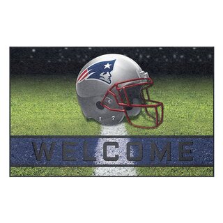 NFL American Football Gummi-Trmatte, Fumatte 45 x75 cm - Team New England Patriots