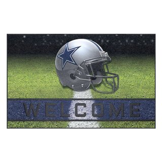 NFL American Football Gummi-Trmatte, Fumatte 45 x75 cm - Team Dallas Cowboys