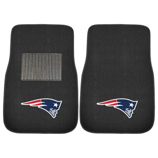 Embroidered NFL Car Mat Set, NFL Car Carp - Team New England Patriots