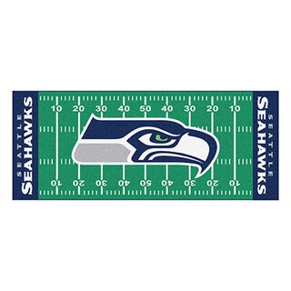 NFL American Football Teppich, Fuballplatz Lufer 75 x180 cm - Team Seattle Seahawks