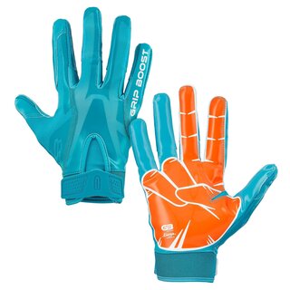 Grip Boost Stealth 4.0 PEACE 2.0 American Football Receiver Handschuhe - azurblau Gr. S