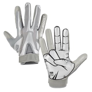 Grip Boost Stealth 4.0 PEACE 2.0 American Football Receiver Handschuhe - silber Gr. XL