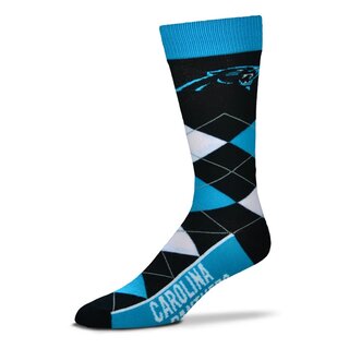 For Bare Feet NFL Carolina Panthers Socken Argyle Lineup