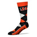 For Bare Feet NFL Cincinnati Bengals Socken Argyle Lineup