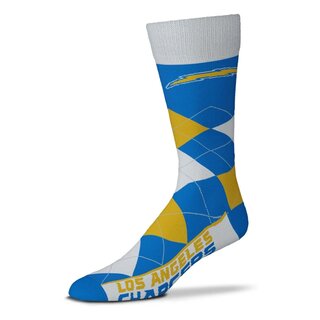 For Bare Feet NFL Los Angeles Chargers Socken Argyle Lineup