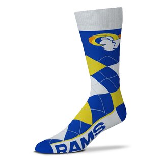 For Bare Feet NFL Los Angeles Rams Socken Argyle Lineup