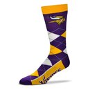 For Bare Feet NFL Minnesota Vikings Socken Argyle Lineup