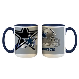 NFL Dallas Cowboys Logo und Helm Tasse 445ml, Becher