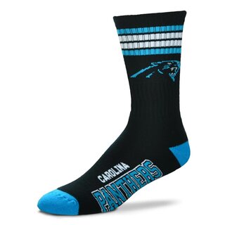 For Bare Feet NFL Carolina Panthers Sport Socken 4-Stripe Deuce