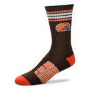 For Bare Feet NFL Cleveland Browns Sport Socken 4-Stripe...