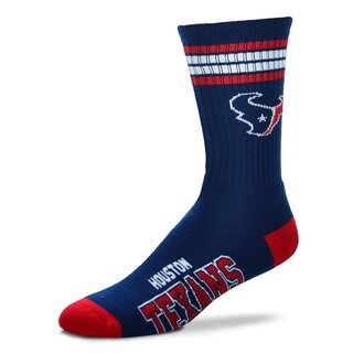 For Bare Feet NFL Houston Texans Sport Socken 4-Stripe Deuce