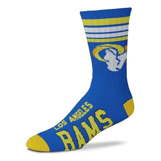 For Bare Feet NFL Los Angeles Rams Sport Socken 4-Stripe Deuce