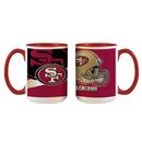 NFL San Francisco 49ers Logo und Helm Tasse 445ml, Becher