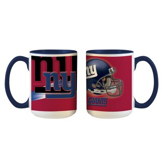 NFL New York Giants Logo und Helm Tasse 445ml, Becher