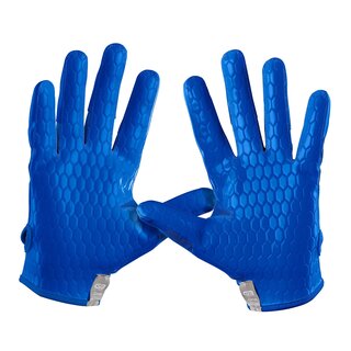 Grip Boost DNA American Football Receiver Gloves, Engineered Grip royal blue 2XL