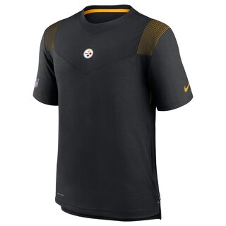Nike NFL Top Player UV  DRI-FIT T-Shirt Pittsburgh Steelers schwarz - gold - Gr. XL