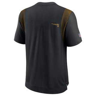Nike NFL Top Player UV  DRI-FIT T-Shirt Pittsburgh Steelers schwarz - gold - Gr. XL
