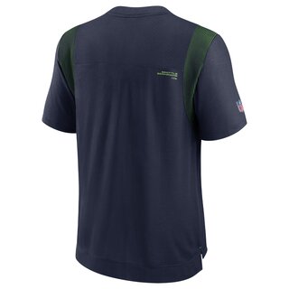 Nike NFL Top Player UV  DRI-FIT T-Shirt Seattle Seahawks navy - grün - Gr. XL