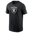 Nike NFL Logo Essential T-Shirt Las Vegas Raiders - schwarz