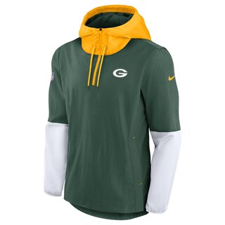 Nike NFL Jacket LWT Player Green Bay Packers, grn - wei - gelb - Gr. 3XL