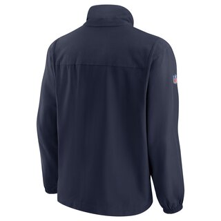 Nike NFL Woven FZ Jacket Dallas Cowboys, navy-wei - Gr. S